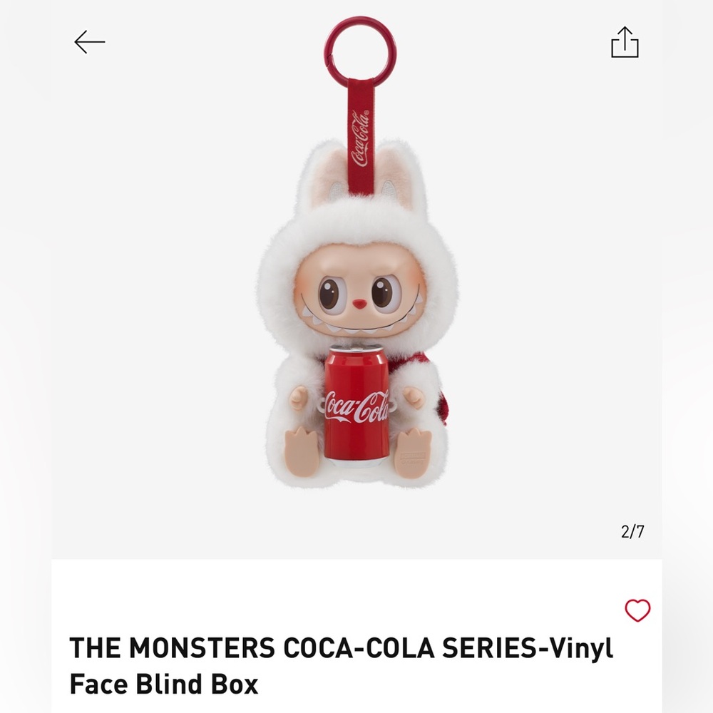 Sealed & authentic Pop Mart the monsters Coca Cola series vinyl face blind box - Picture 4 of 8